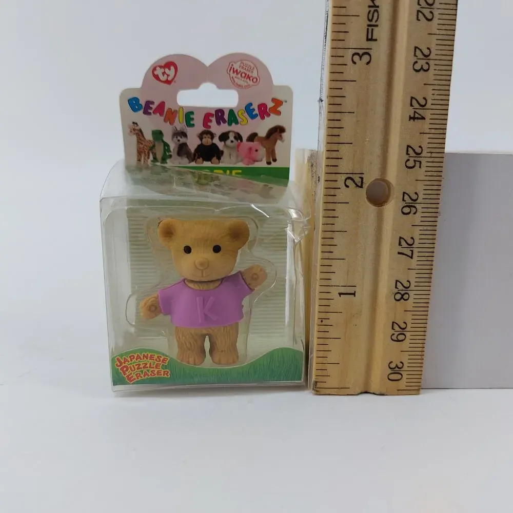 Ty Beanie Cubbie The Bear 2010 Japanese Puzzle Eraser - Picture 7 of 8